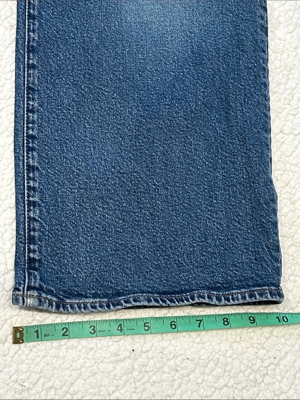 J. Crew '96 Slim Wide Jeans size 34 High Rise Cropped Ankle CC583
